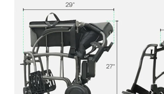 lightweight folding wheelchair